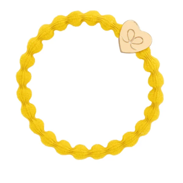 Gold Heart Mustard Yellow