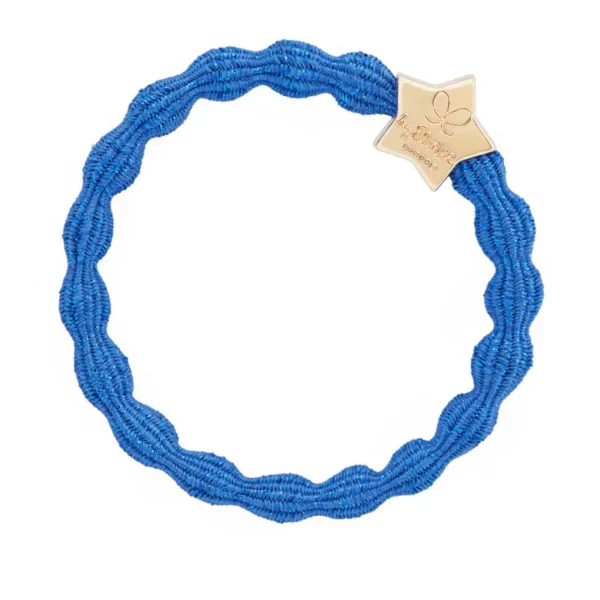Metallic Gold Star Royal Blue