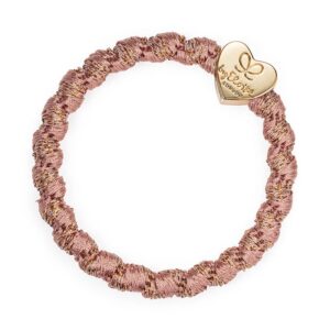 Woven Gold Heart Rosé
