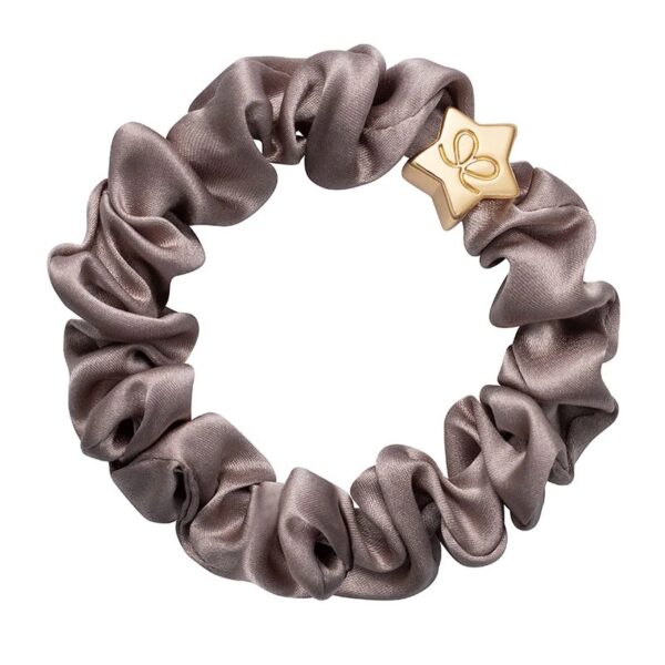 Gold Star Silk Scrunchie Iced Latte